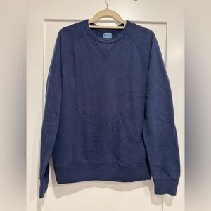 J. Crew Classic Blue Crewneck Sweater